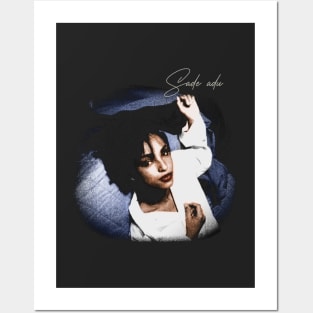 Sade Adu Halftone Style Posters and Art